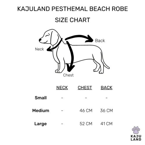 Kajuland - Nikki I Peshtemal Dog Bathrobe