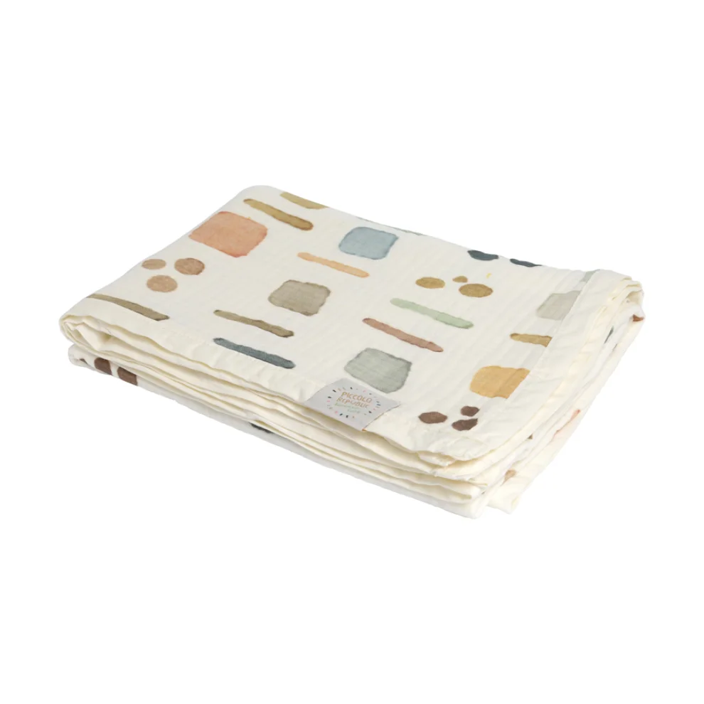 Piccolo Republic - Colorful Organic Muslin Blanket 