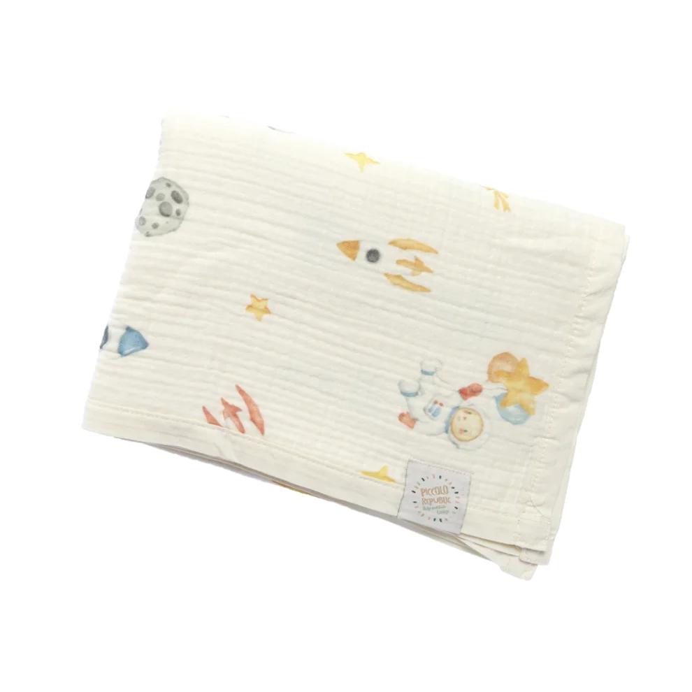 Piccolo Republic - Galaxy Organic Muslin Blanket 