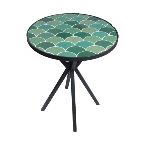 Mozeks - Mawja Ahdar Round Coffee Table