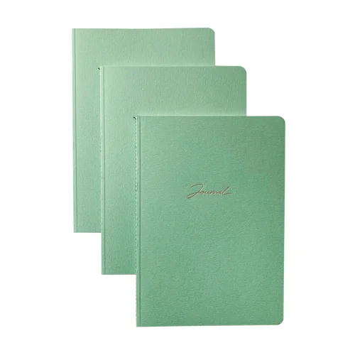 30 Kağıt İşleri - Matcha Notebook Set