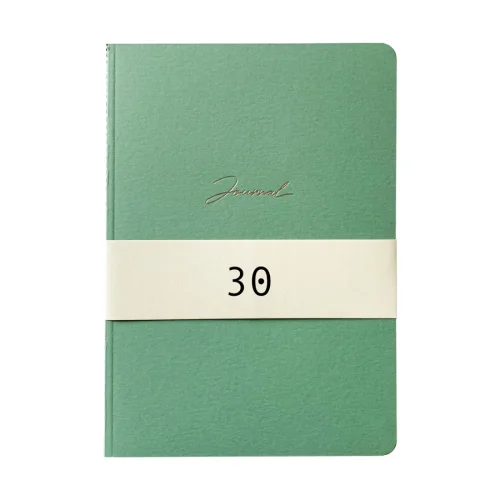 30 Kağıt İşleri - Matcha Notebook Set