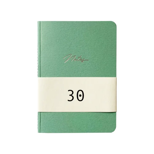 30 Kağıt İşleri - Matcha Mini Notebook Set