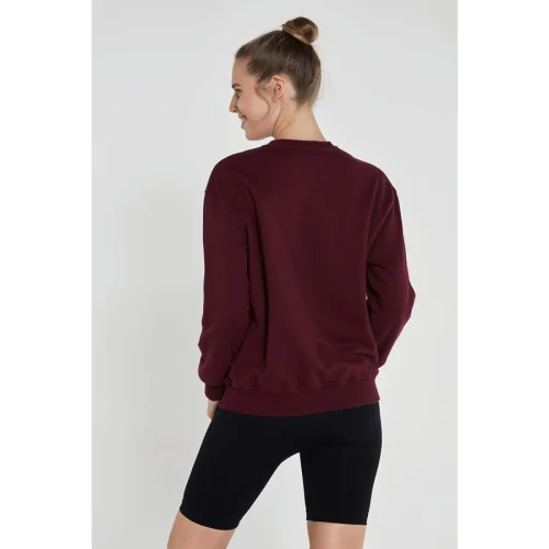 Jerf - Lydney Crew Neck Basic Cotton Sweatshirt Woman