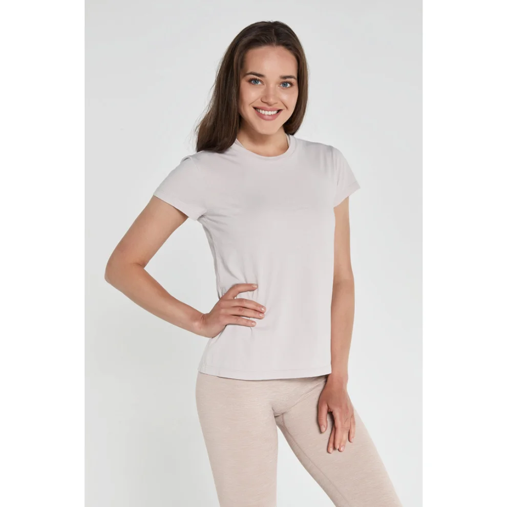 Jerf - Lydney Crew Neck Basic Cotton T-Shirt Woman