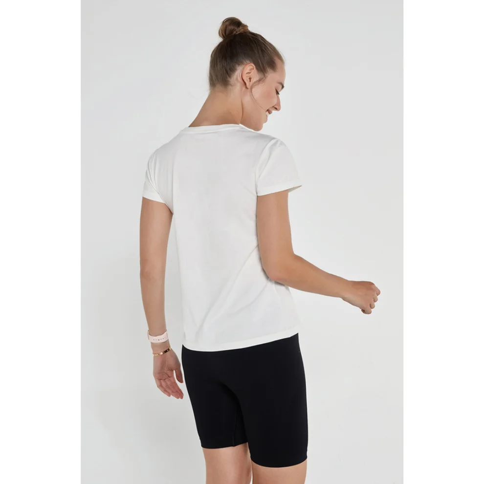 Jerf - Lydney Crew Neck Basic Cotton T-Shirt Woman