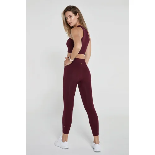 Jerf - Palmi Melange Patterned High Waist Leggings