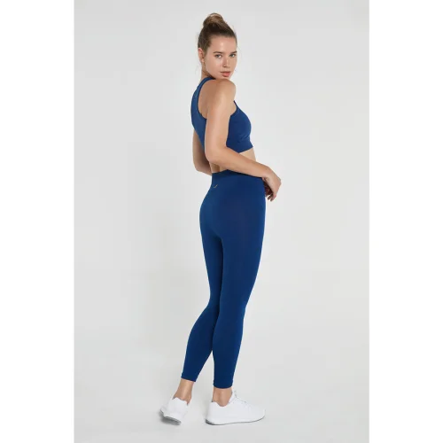 Jerf - Palmi Melange Patterned High Waist Leggings