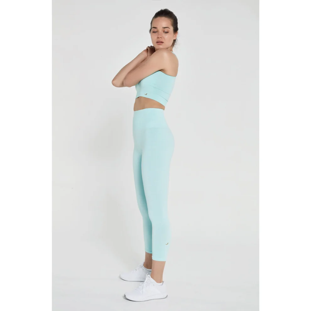 Jerf - Palmi Melange Patterned High Waist Leggings