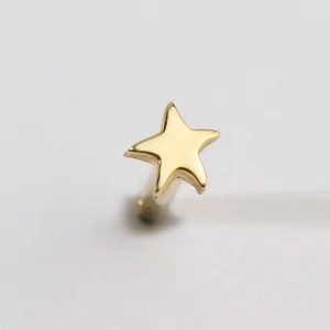 14k Single Star Piercing