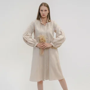 Raw Linen Dress