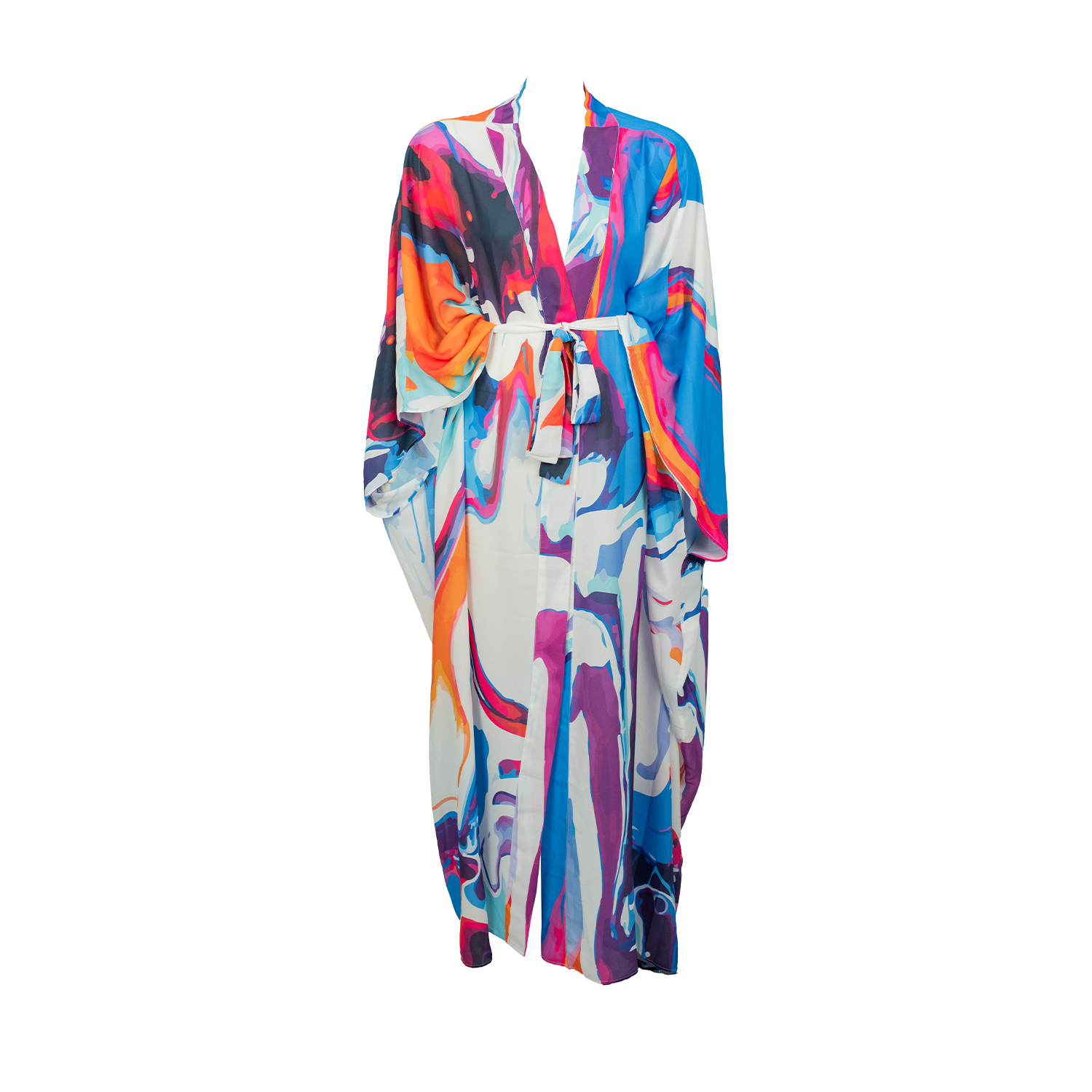 Violet- Swan Kimono Dress