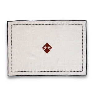 Wellmade Koleksiyonu Elibelinde Motifli Keten Amerikan Servisi