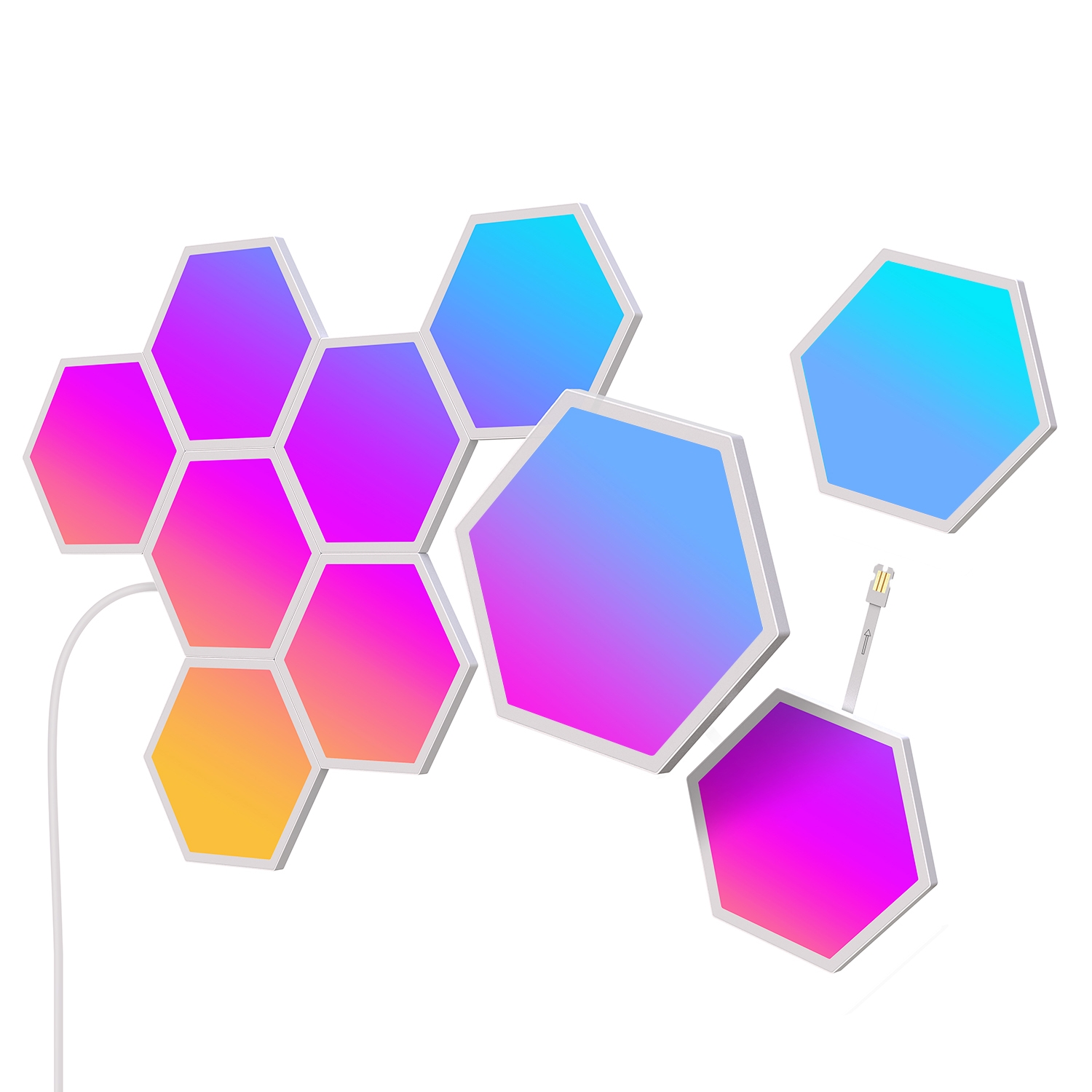 Glide Hexa Light Panels