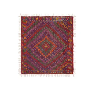 ' Cave Of Wonders ' Tasseled Ethnic Mini Rug