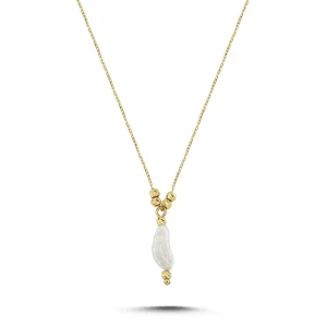 Deep Sea  Design Pearl Necklace -xv
