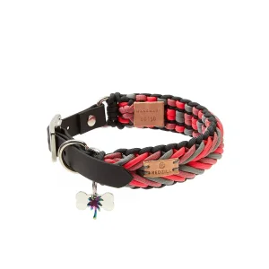 Flamingo Paracord Dog Collar