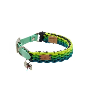 Caribbean Paracord Dog Collar