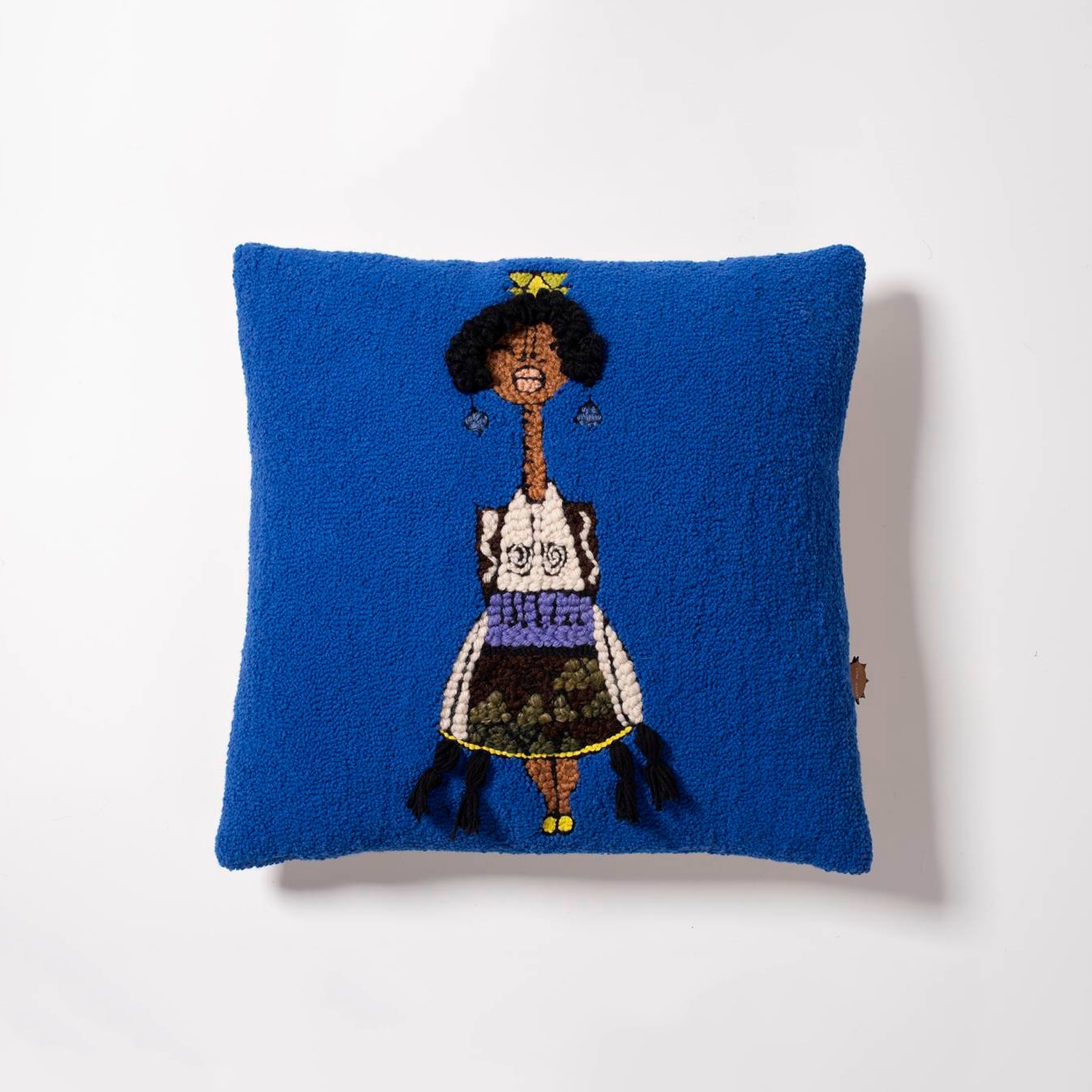 African Girl Punch Yastık