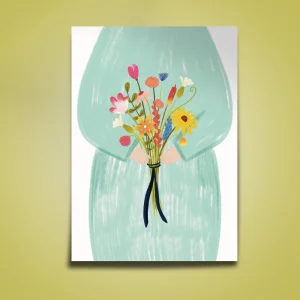 Colors Of Spring In Your Hands Art Print