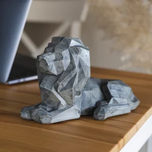 Concrete Lion Statue