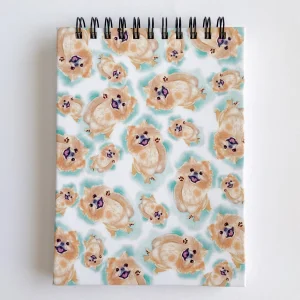 Cute Dog A6 Spiral Notebook Lined
