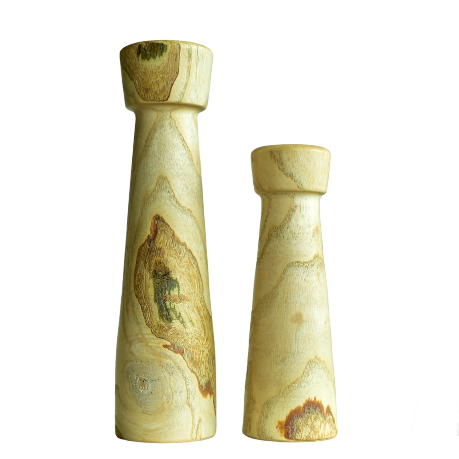 King&queen Candleholder/ Vase Set Of 2