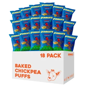 Vegan Pistachio Flavored Baked Chickpea Chips 18 X 28 Gr