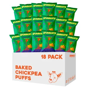 Vegan Milk Corn Flavored Baked Chickpea Chips 18 X 28 Gr