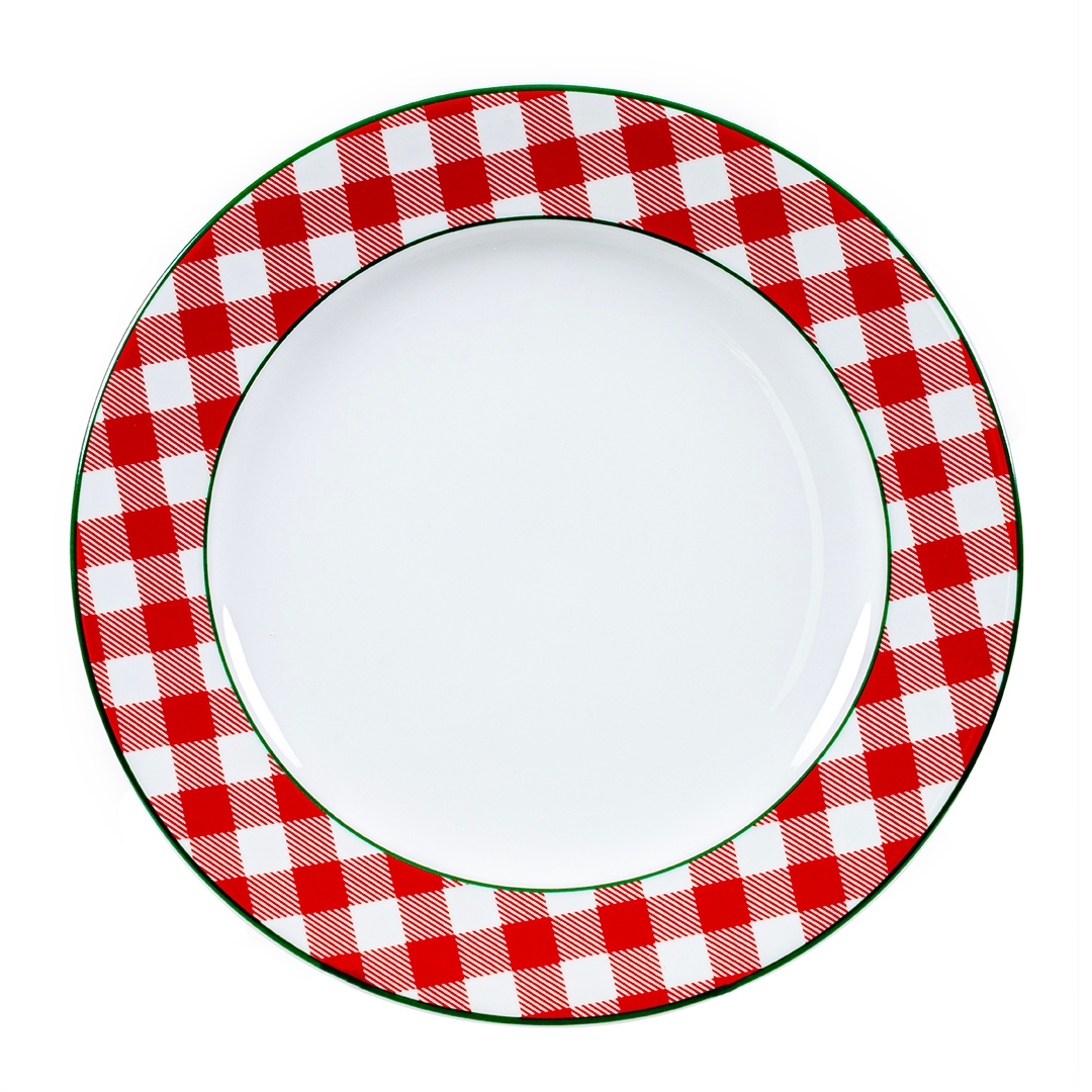 Plaid Patterned Plate - Il