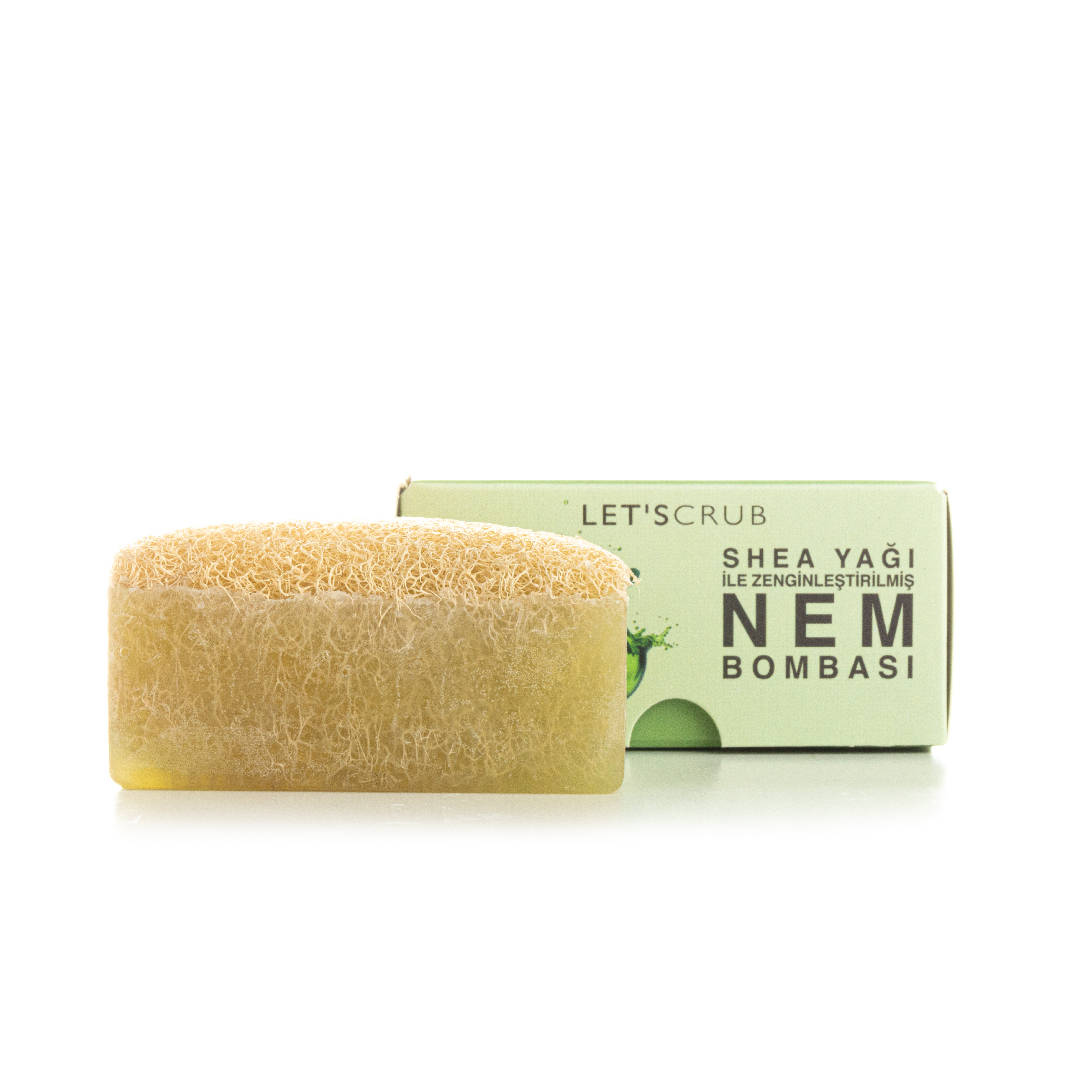 Tea Tree Soap With Loofah Fiber And Shea Butter