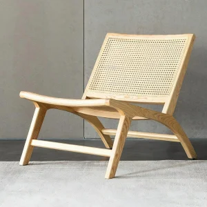Knight Wooden Rattan Armchair