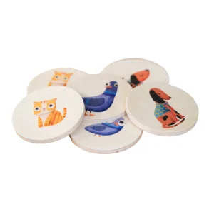 Minik Dostum Büyüdü Eğitici Ahşap Oyuncak - Hafıza Ve Eşleştirme Oyunu