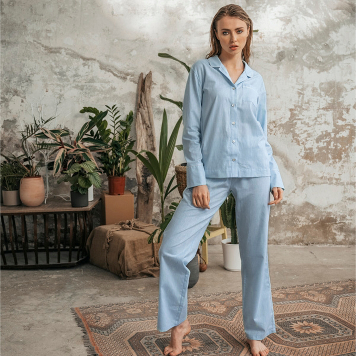 Fiji Linen Pajama Set