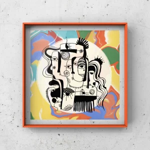 Funky Head Print - Il