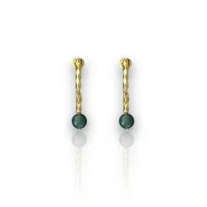 Mini Bon'cuk Çizgi Küpe