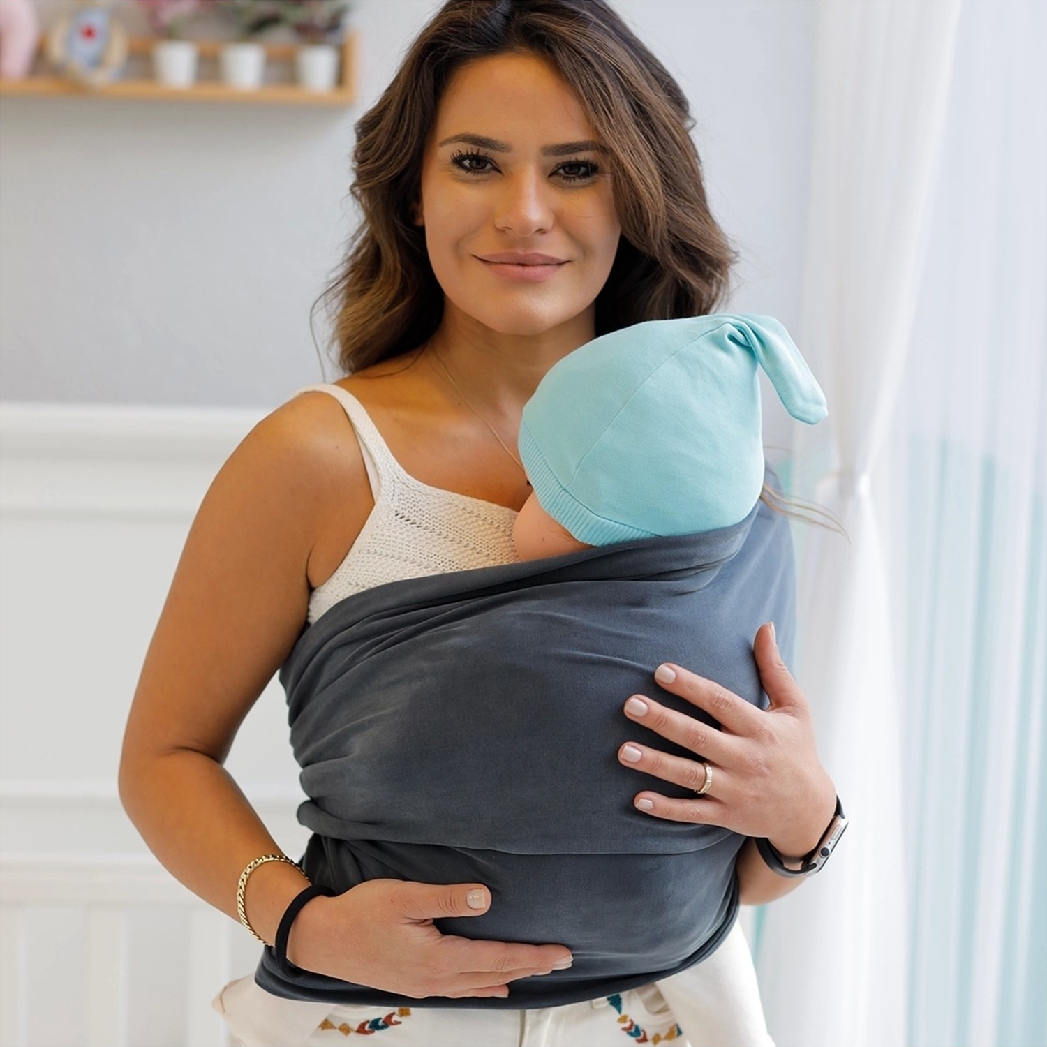 Mummy's Pouch Ana Kucağı-bebek Sling-bebek Kanguru