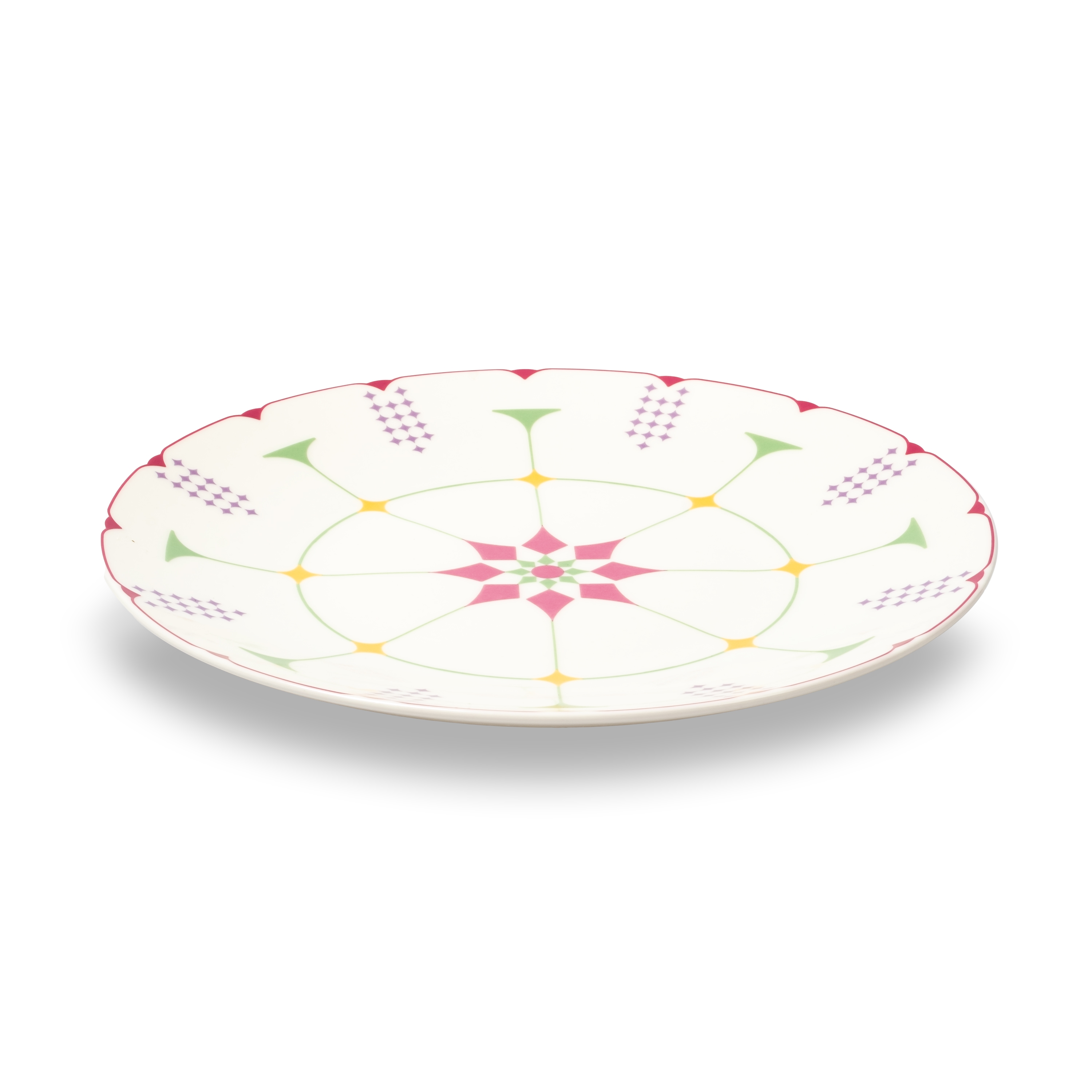 Pink Dahlia Porcelain Plate