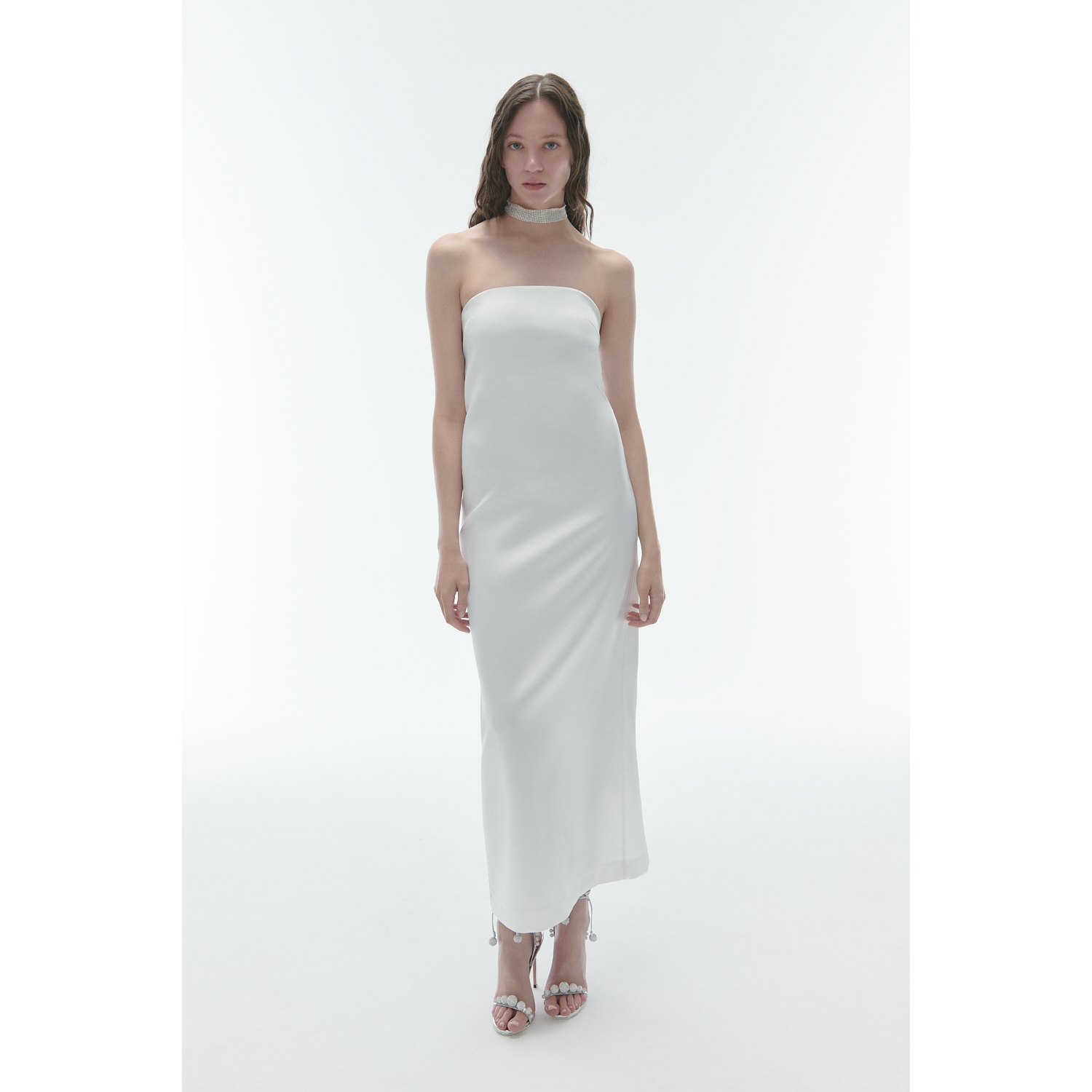 Hazi Strapless Midi Dress