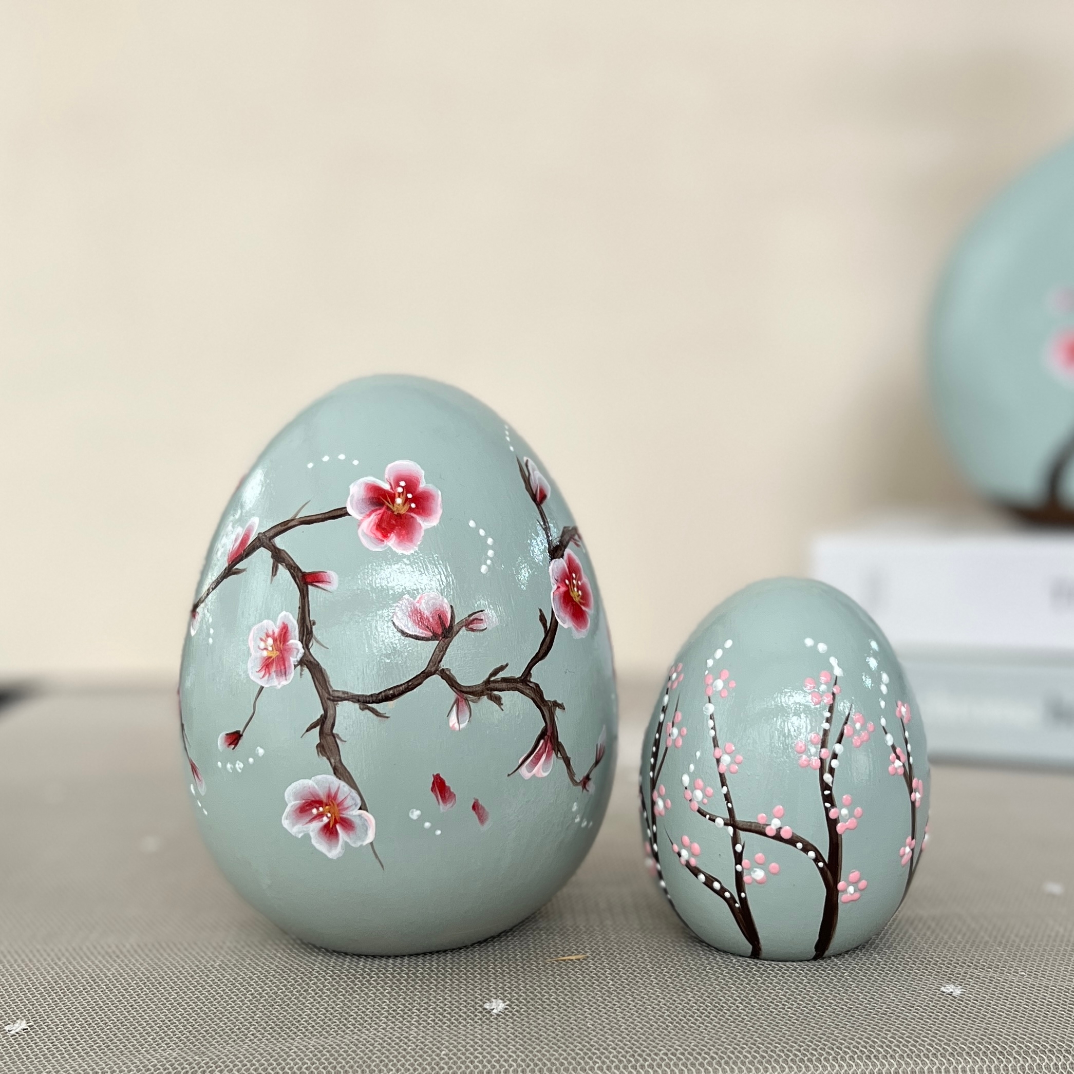 Ceramic Easter Egg Set Sakura