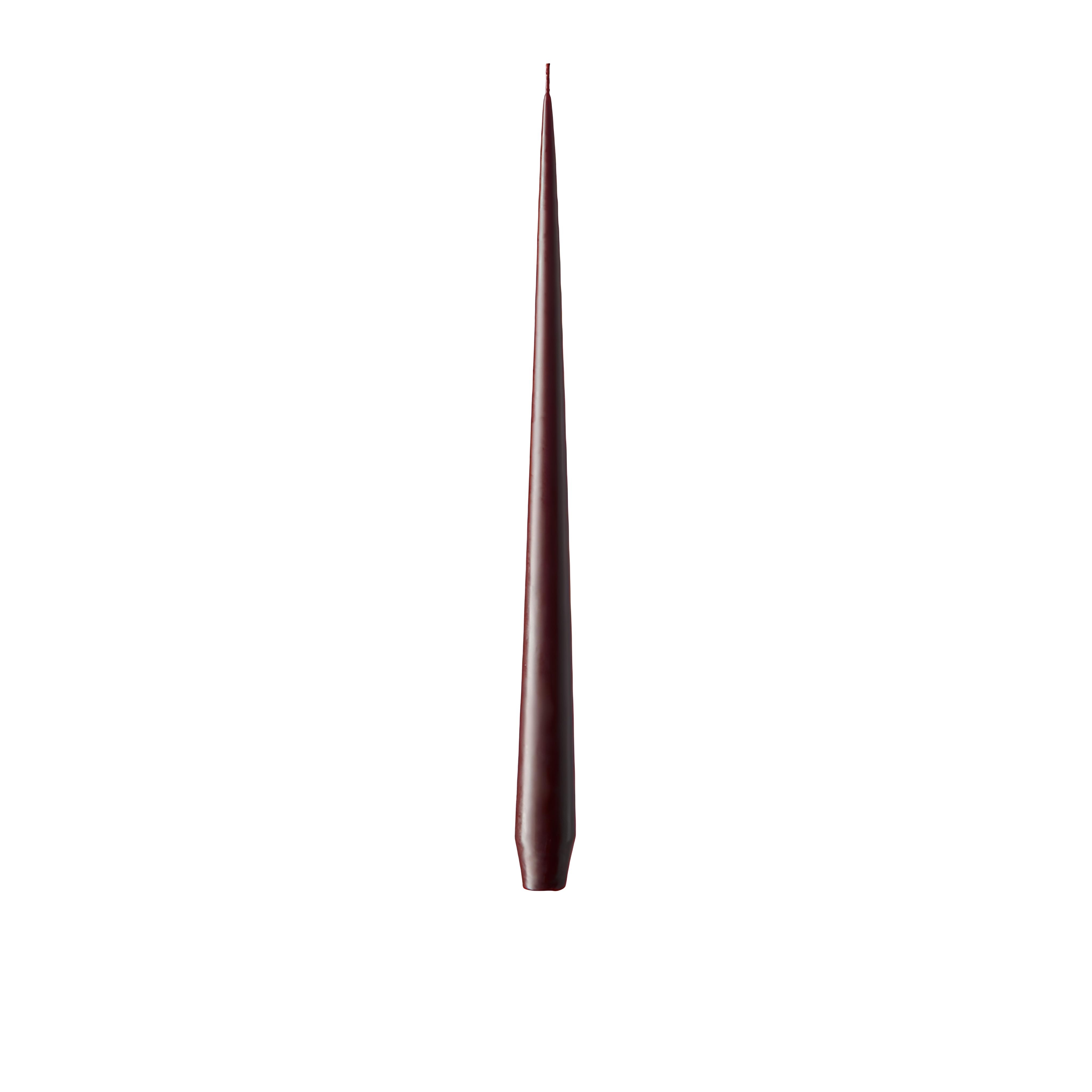 Aubergine Taper Candle 32cm