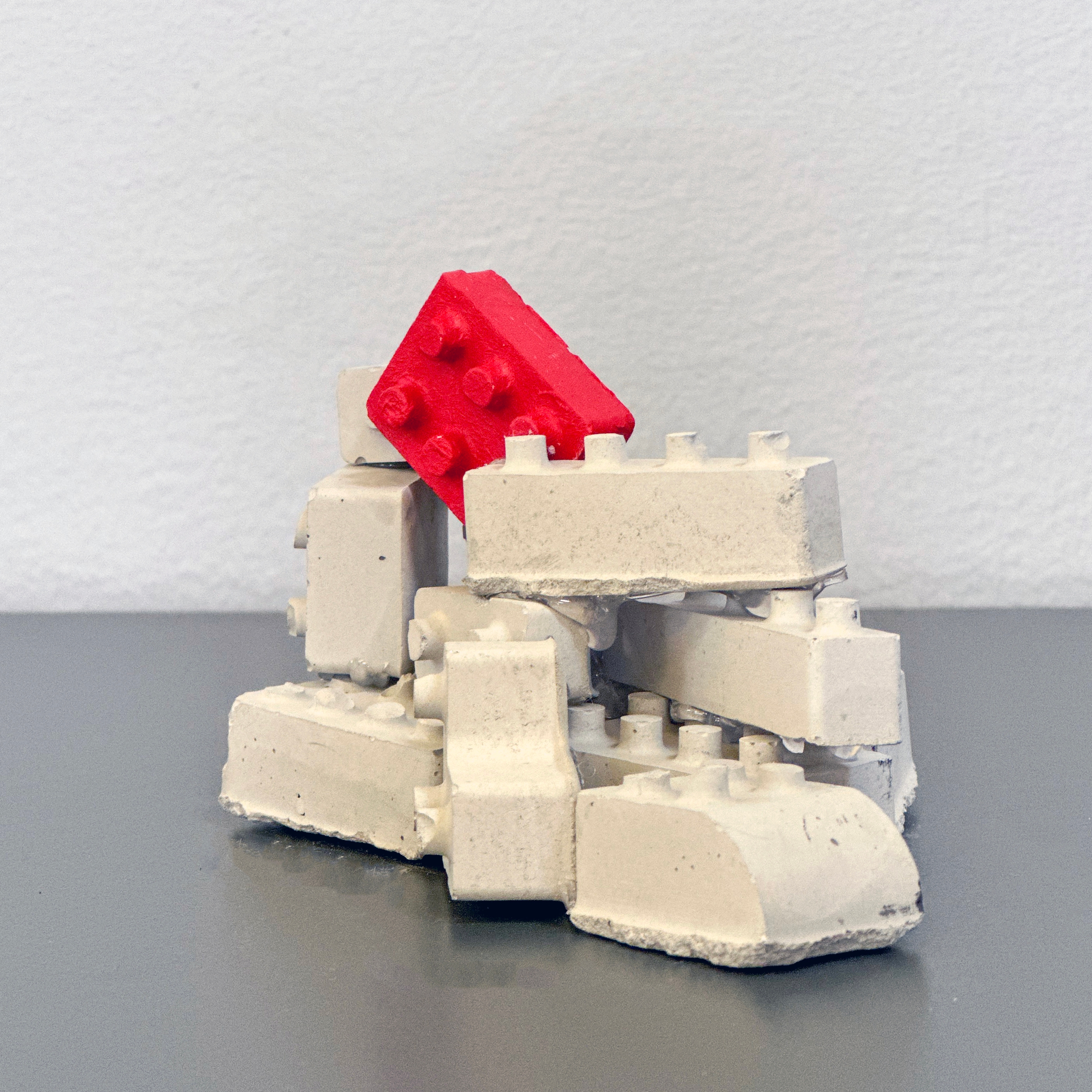 Lego Concrete Sculpture