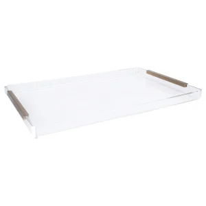 Large Tray With Brass Detail