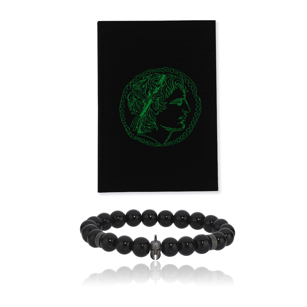 Marcus & Helmet Onyx Bracelet Mini Men's Gift Set