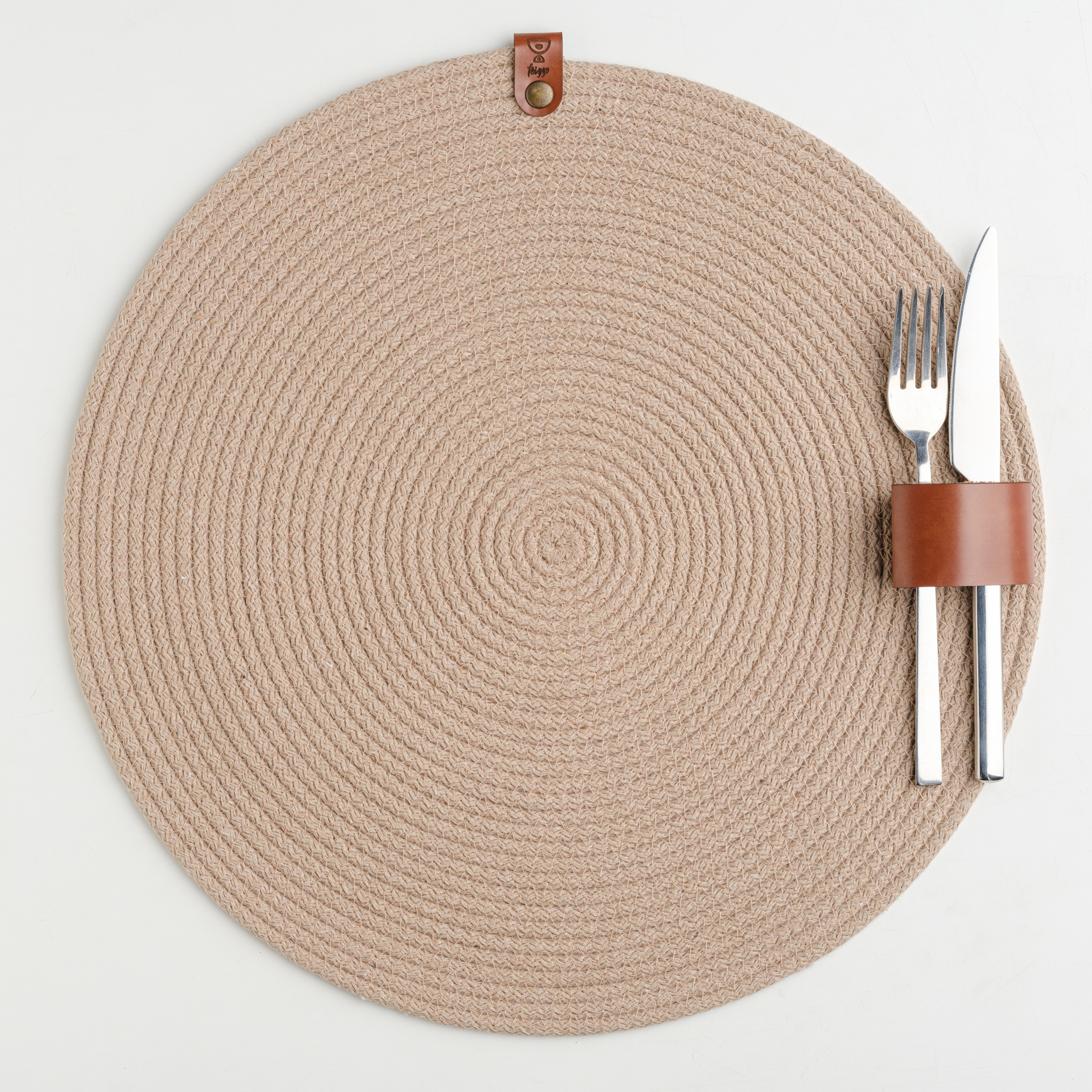 Cotton Rope Handmade Set Of 2 Placemats - Il