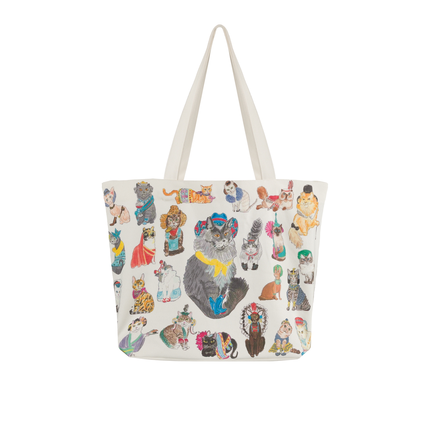 Cats Love Organic Cotton Shopping Bag