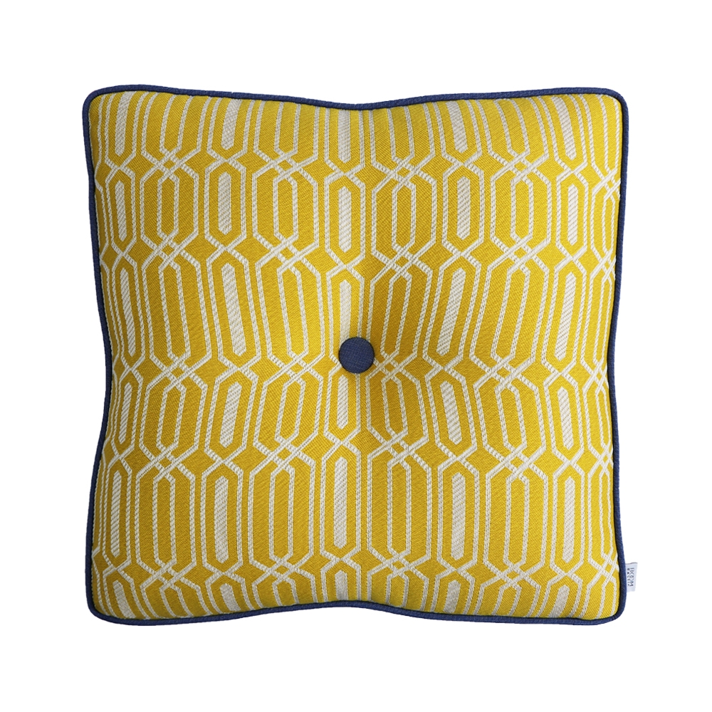 Geometric Patterned Decorative Pillow