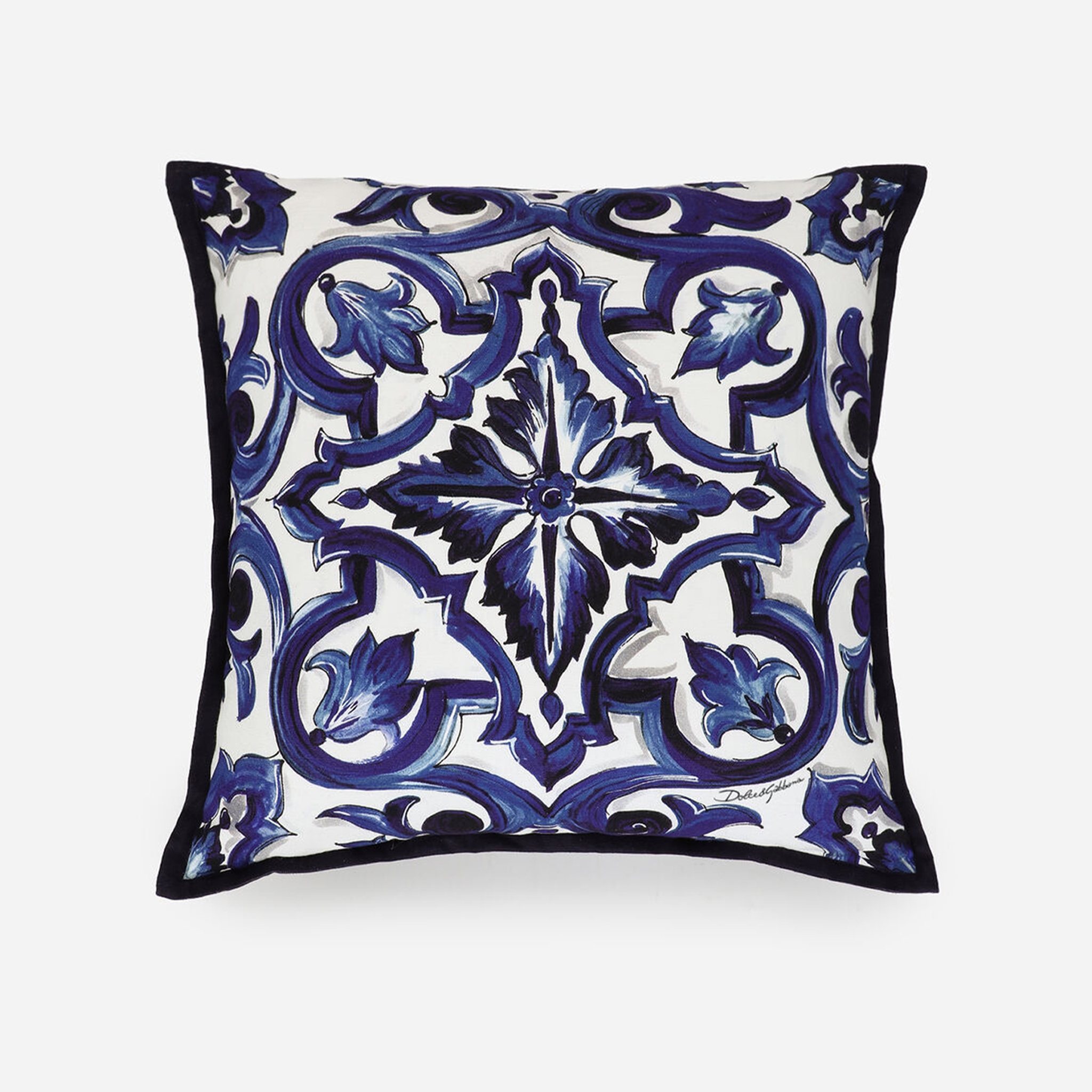 Blu Mediterranio Canvas Pillow