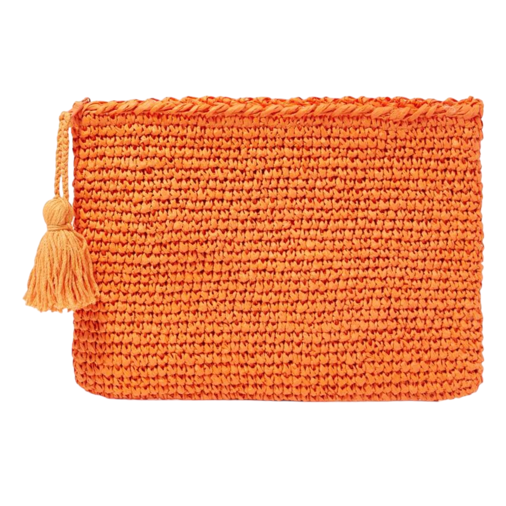 Raffia Clutch Bag