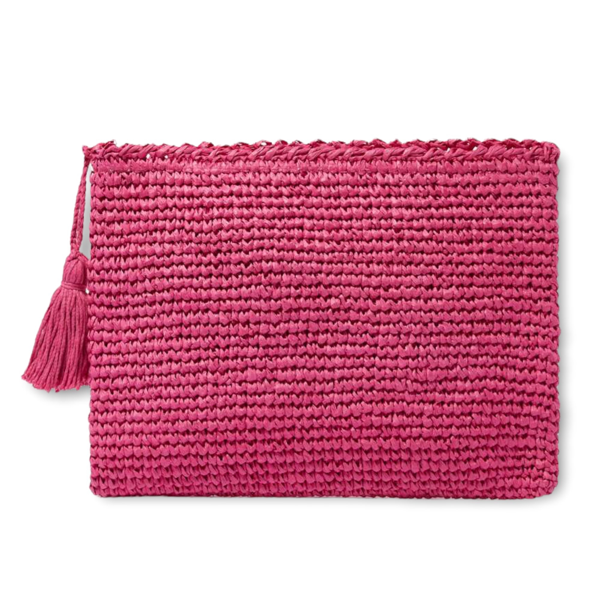 Raffia Clutch Bag